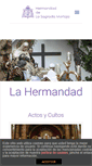 Mobile Screenshot of hermandadsagradamortaja.org